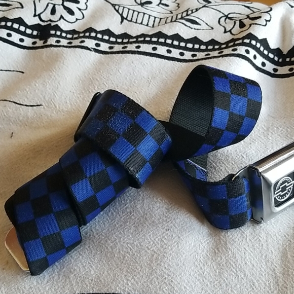 3/22!!! Checker Chevy Buckle Belt Vintage - Picture 2 of 6